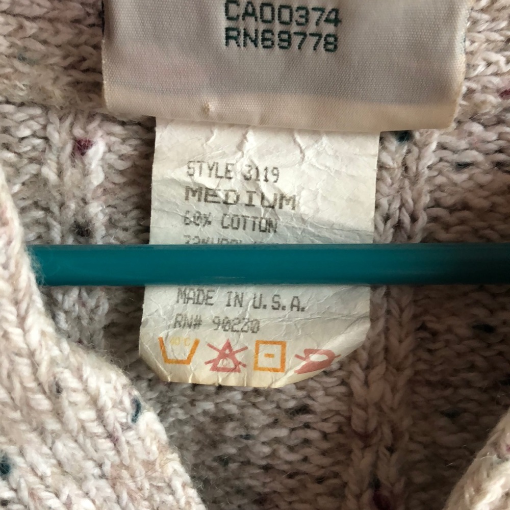 Speckled Cream Winter Pullover - Picture 4 of 5